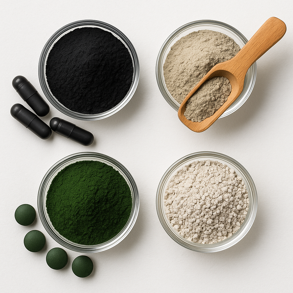 Binders and Longevity: The Science Behind Activated Charcoal, Clays, and Toxin Defense