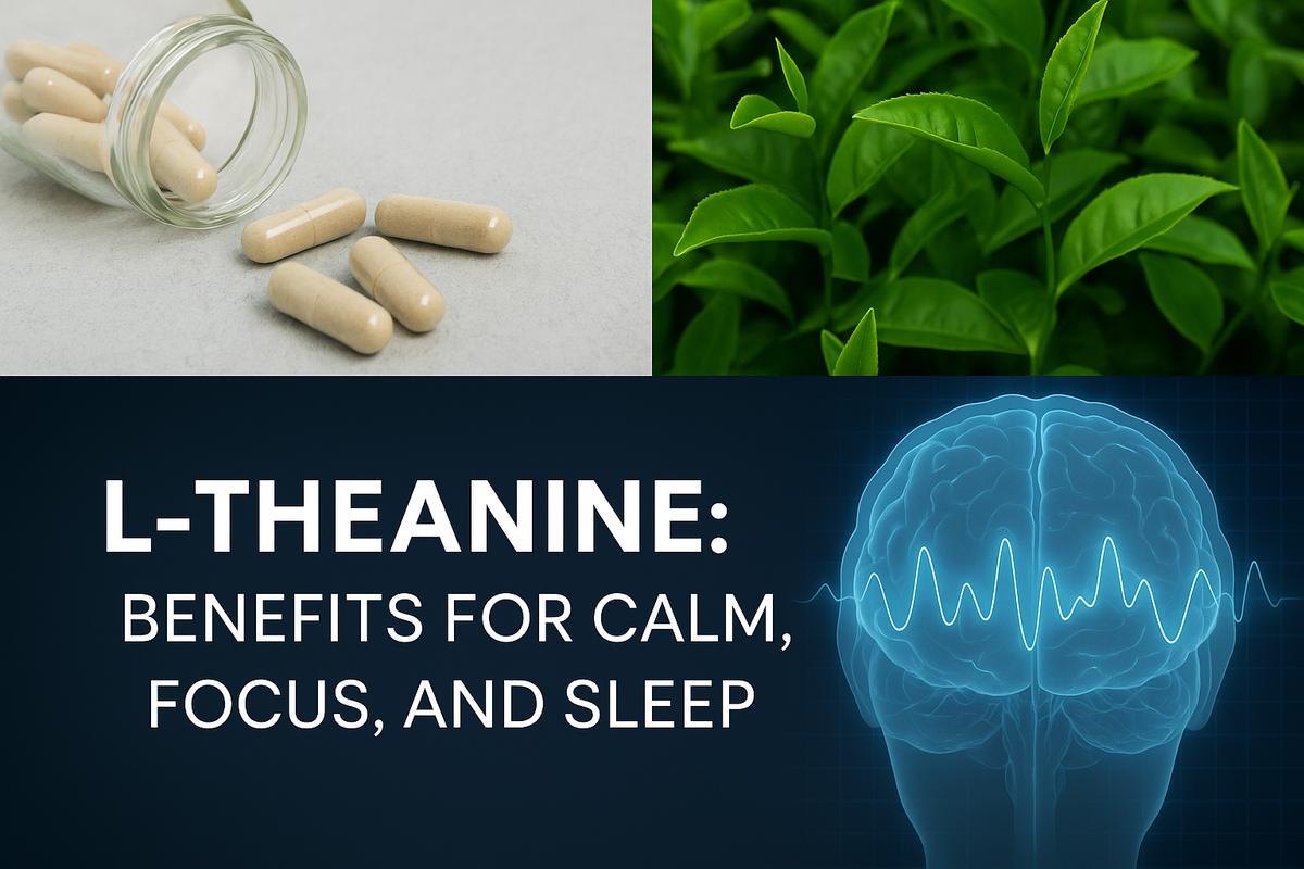 L-Theanine: The Calm-Focus Molecule Bridging Stress, Sleep, and Neurodevelopment